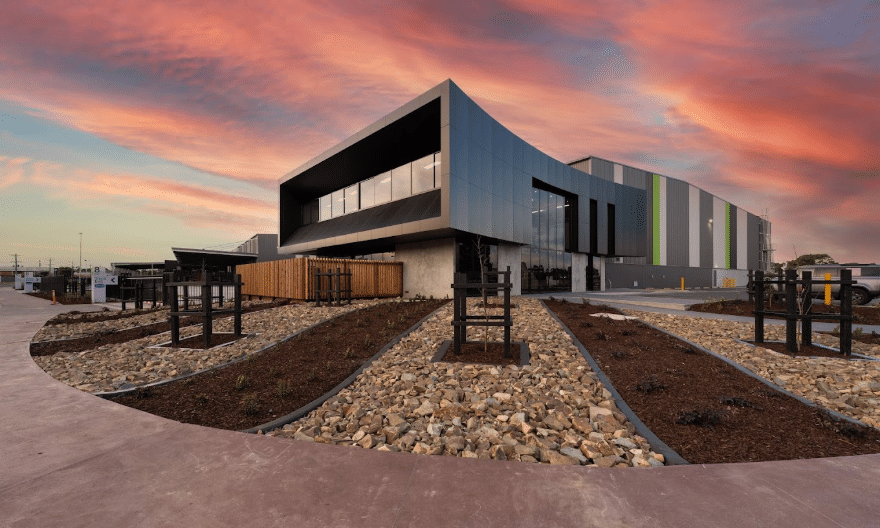 The outside of Bintani's Office