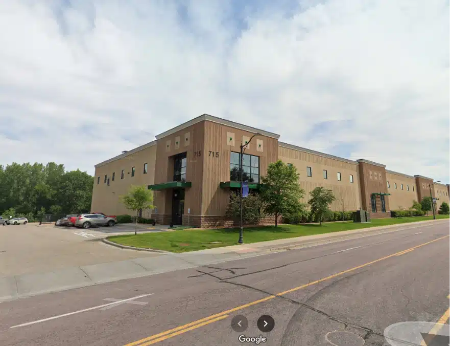 The outside of RahrBSG's Minnesota Office and Warehouse